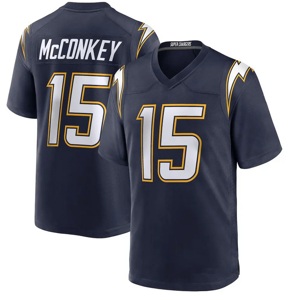Men Los Angeles Chargers #15 McConkey blue 2026 Nike NFL Jersey
